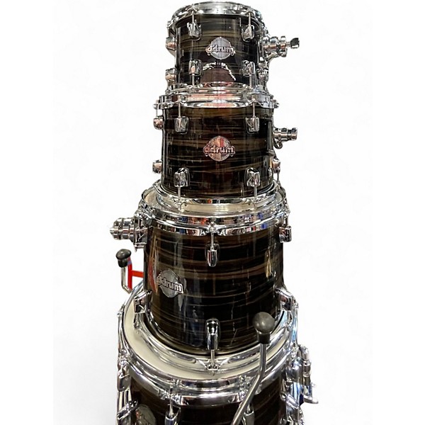 Used ddrum 7 Piece Dominion Brushed Olive Metallic Drum Kit