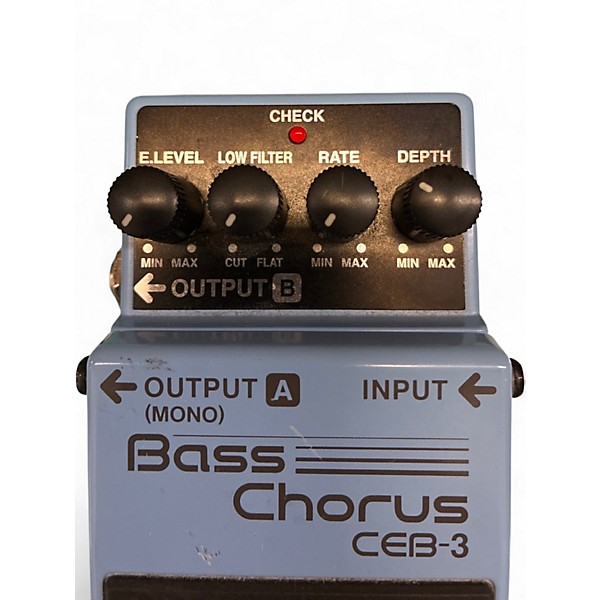 Used BOSS CEB3 Bass Chorus Bass Effect Pedal