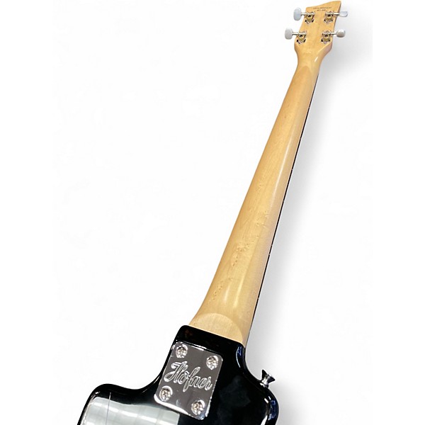 Used Hofner HCT-SHB SHORTY TRAVEL BASS Black Electric Bass Guitar