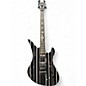 Used Schecter Guitar Research Synyster Gates Signature Custom S Black and Silver Solid Body Electric Guitar thumbnail