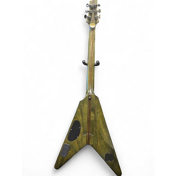 Used Schecter Guitar Research V1 SLS EVIL TWIN Black Solid Body Electric Guitar