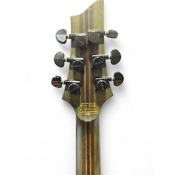 Used Schecter Guitar Research V1 SLS EVIL TWIN Black Solid Body Electric Guitar