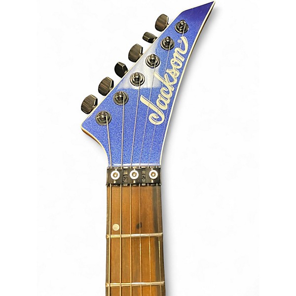 Used Jackson American Series Virtuoso Blue Solid Body Electric Guitar