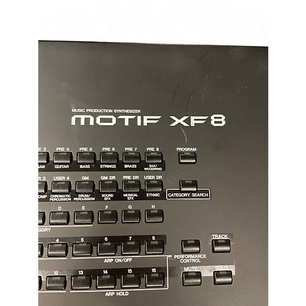 Used Yamaha Motif XF8 88 Key Keyboard Workstation