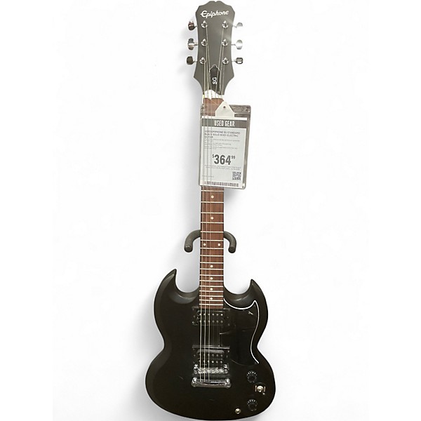 Used Epiphone SG Standard Black Solid Body Electric Guitar