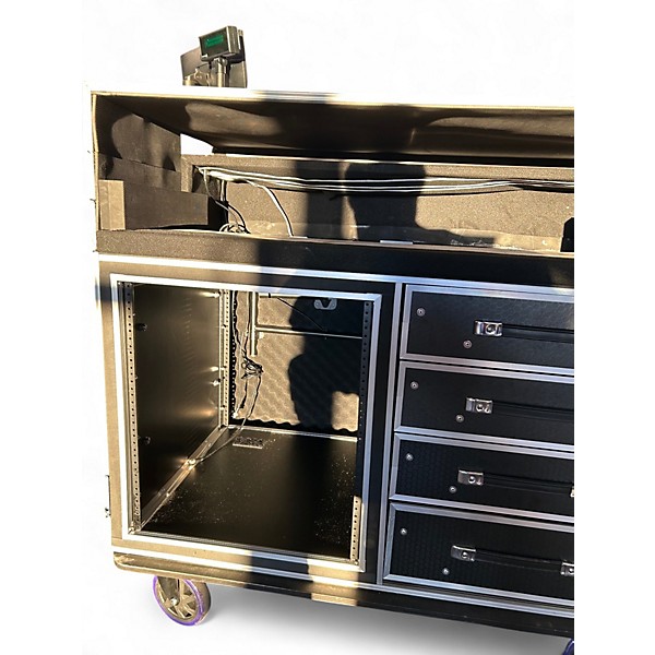 Used ProX 12 RU DUAL-TABLE CASE AND MIXING CONSOLE WORKSTATION Rackmount Case