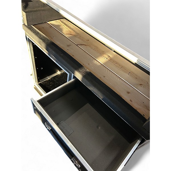 Used ProX 12 RU DUAL-TABLE CASE AND MIXING CONSOLE WORKSTATION Rackmount Case