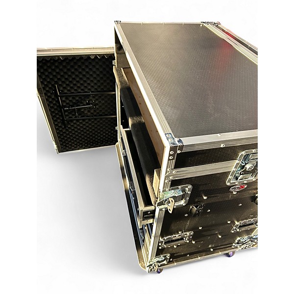 Used ProX 12 RU DUAL-TABLE CASE AND MIXING CONSOLE WORKSTATION Rackmount Case