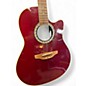Used Ovation GC057M-5 Celebrity Black Cherry Acoustic Electric Guitar