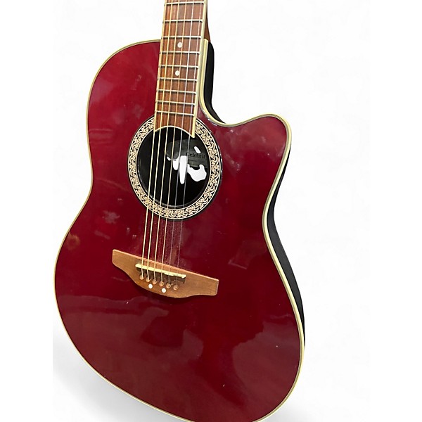 Used Ovation GC057M-5 Celebrity Black Cherry Acoustic Electric Guitar