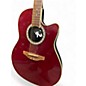 Used Ovation GC057M-5 Celebrity Black Cherry Acoustic Electric Guitar
