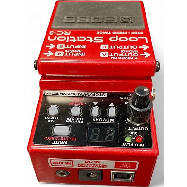 Used BOSS RC3 Loop Station Pedal