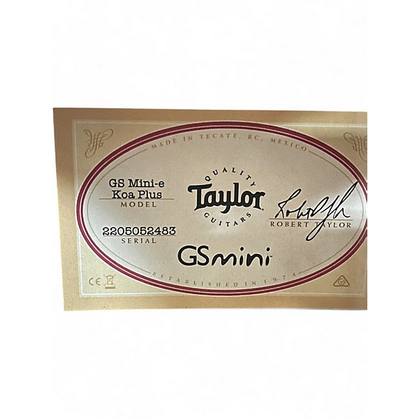 Used Taylor GS Mini Koa Koa Acoustic Guitar