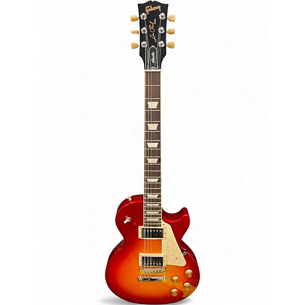Used Gibson Les Paul Studio Cherry Sunburst Solid Body Electric Guitar
