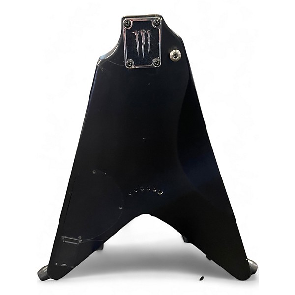 Used Schecter Guitar Research FLYING V MONSTER SPECIAL EDITION BLACK Solid Body Electric Guitar