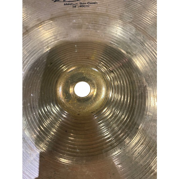 Used Zildjian 16in zbt plus Medium Thin Crash Cymbal