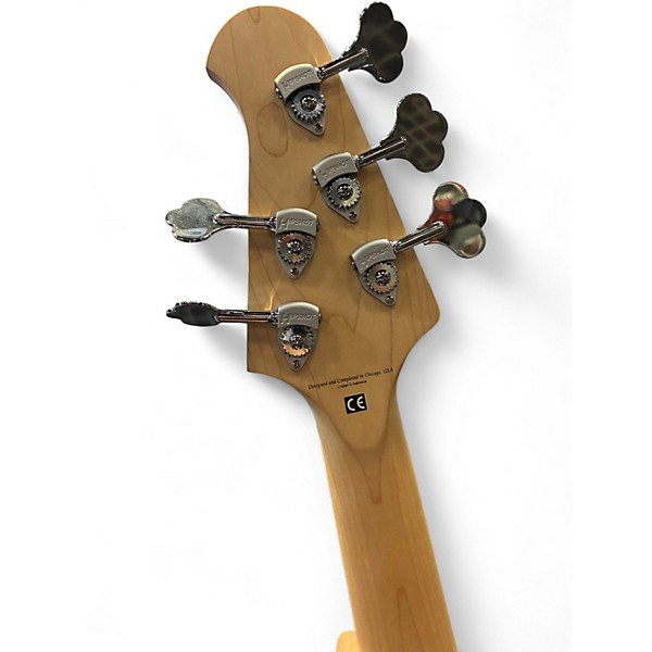 Used Lakland 55-02 Skyline Series 5 String 2 Color Sunburst Electric Bass Guitar