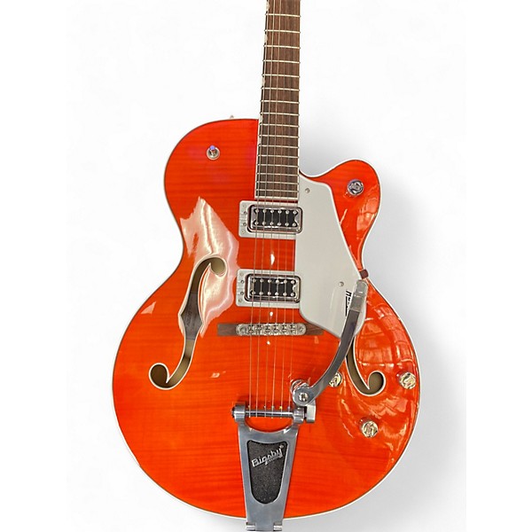 Used Gretsch Guitars G5427T Trans Orange Hollow Body Electric Guitar