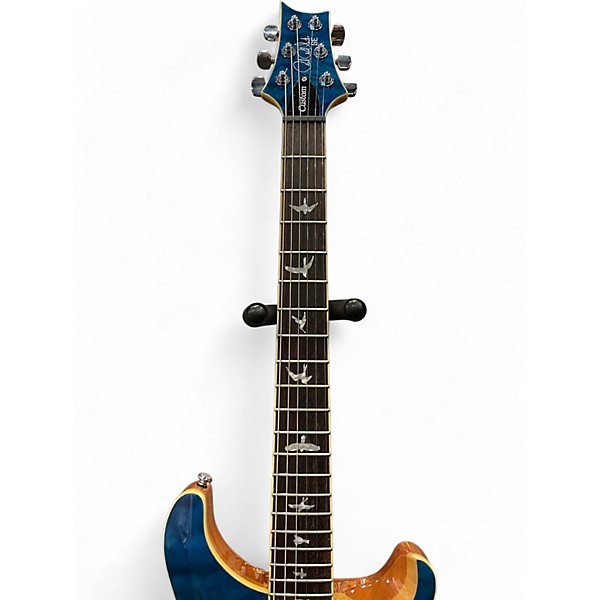 Used PRS SE Custom 22 Semi-Hollowbody Blue Hollow Body Electric Guitar