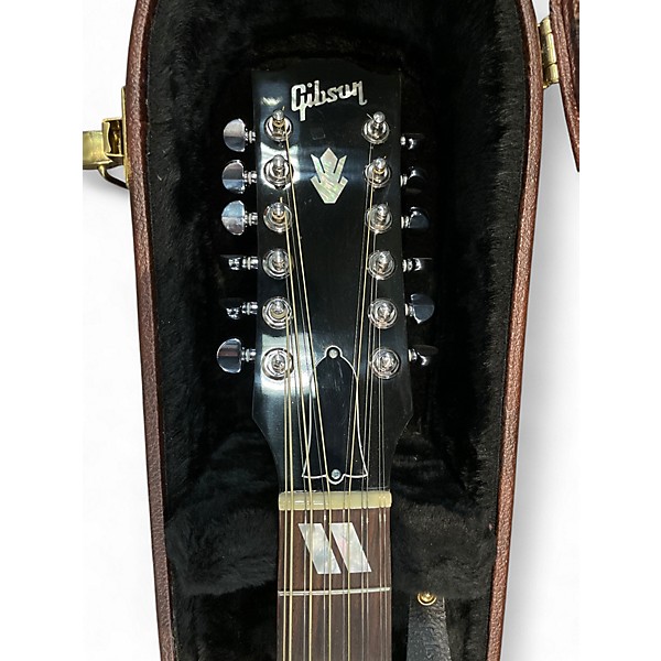 Used Gibson Custom Shop Hummingbird Pro 12 String Vintage Sunburst 12 String Acoustic Electric Guitar