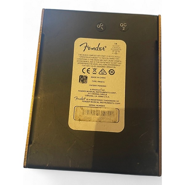 Used Fender ACOUSTIC REVERB Effect Pedal