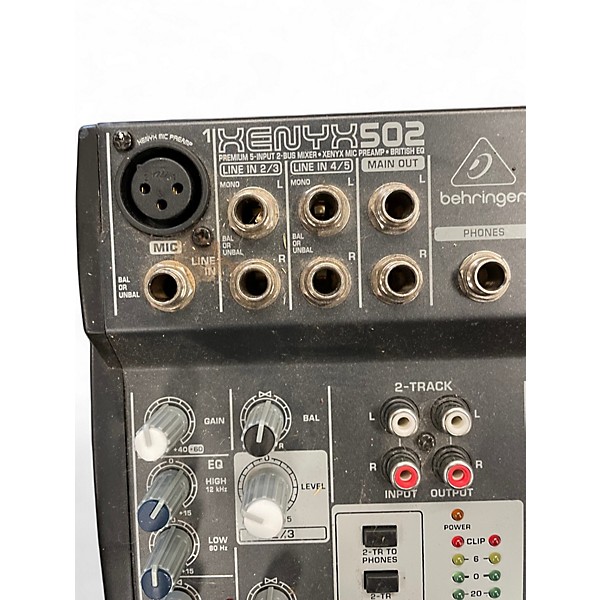 Used Behringer Xenyx 502 Unpowered Mixer