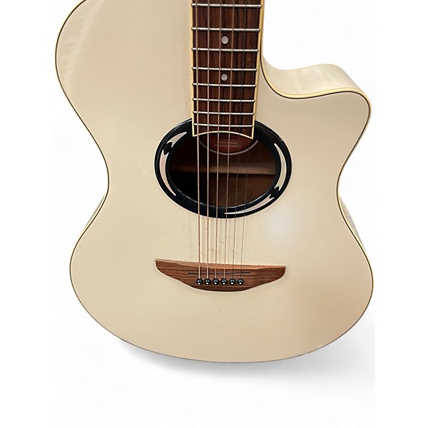 Used Yamaha APX500II Classic White Acoustic Electric Guitar