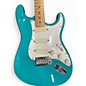 Vintage 1988 Fender Deluxe Plus Stratocaster Bahama Green Solid Body Electric Guitar