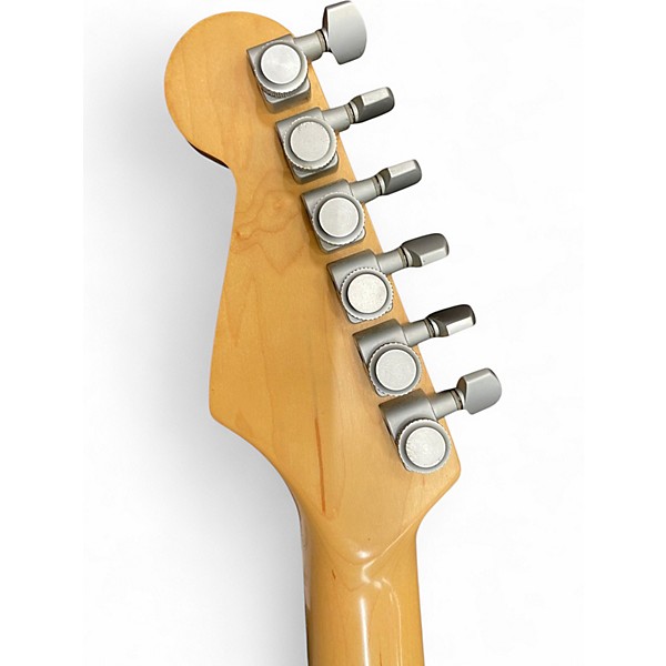 Vintage 1988 Fender Deluxe Plus Stratocaster Bahama Green Solid Body Electric Guitar