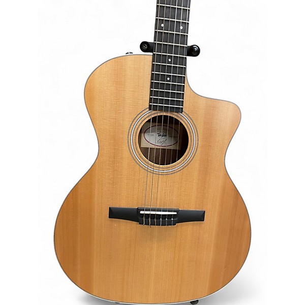 Used Taylor 214CEN Natural Classical Acoustic Electric Guitar