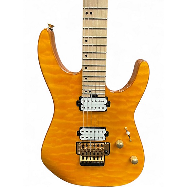 Used Charvel Pro-Mod DK24 HH FR Mahogany Dark Amber Solid Body Electric Guitar