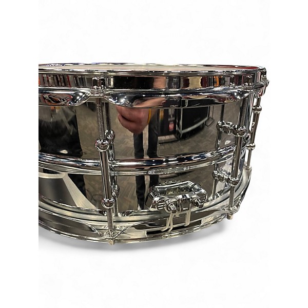 Used Ludwig 13X6 Supralite Snare Chrome Drum