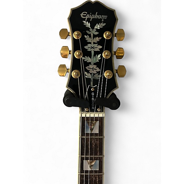 Used Epiphone Sheraton White Hollow Body Electric Guitar