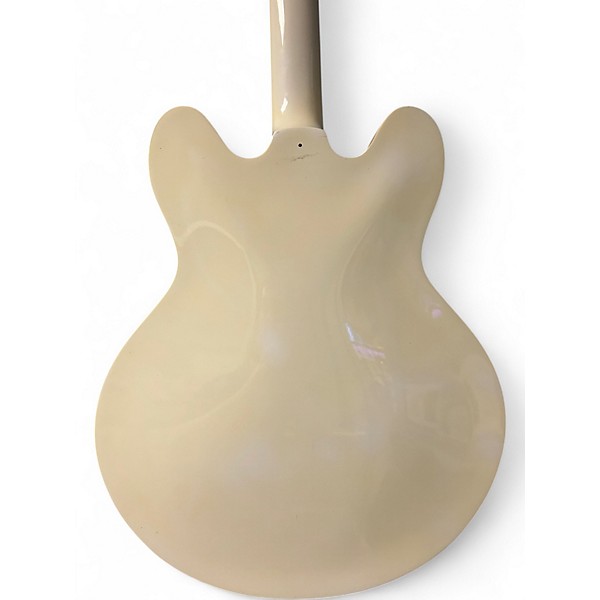 Used Epiphone Sheraton White Hollow Body Electric Guitar