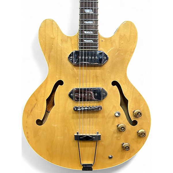 Used Epiphone Casino Natural Hollow Body Electric Guitar
