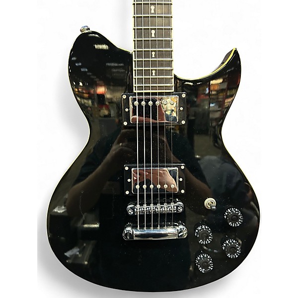 Used Washburn WI-26 Black Solid Body Electric Guitar