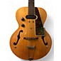 Vintage 1930s Recording King A104 REFIN NATURAL Hollow Body Electric Guitar
