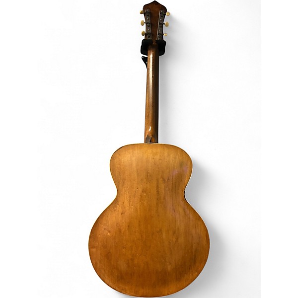 Vintage 1930s Recording King A104 REFIN NATURAL Hollow Body Electric Guitar