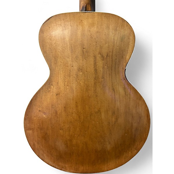 Vintage 1930s Recording King A104 REFIN NATURAL Hollow Body Electric Guitar