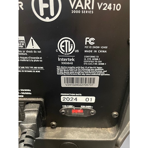 Used Harbinger VARI V2410 Powered Speaker