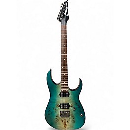 Used Ibanez RG421PB Tropical Turquoise Solid Body Electric Guitar