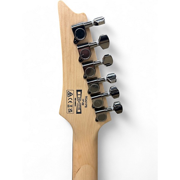 Used Ibanez RG421PB Tropical Turquoise Solid Body Electric Guitar