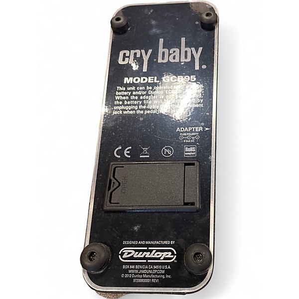 Used Dunlop GCB95 Original Crybaby Wah Effect Pedal