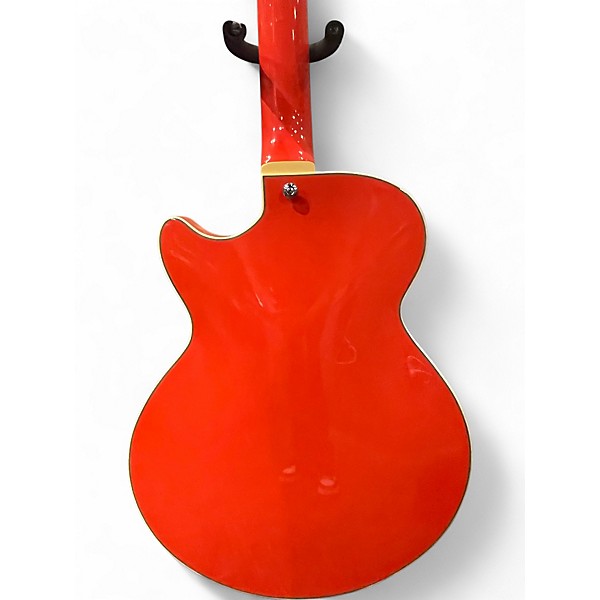 Used D'Angelico Premier Series SS Fiesta Red Hollow Body Electric Guitar