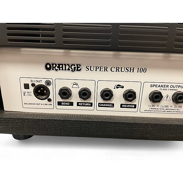 Used Orange Amplifiers Super Crush 100 Solid State Guitar Amp Head