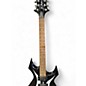 Used B.C. Rich WARLOCK BRONZE SERIES "TRIBAL FLAME" BLACK Solid Body Electric Guitar thumbnail