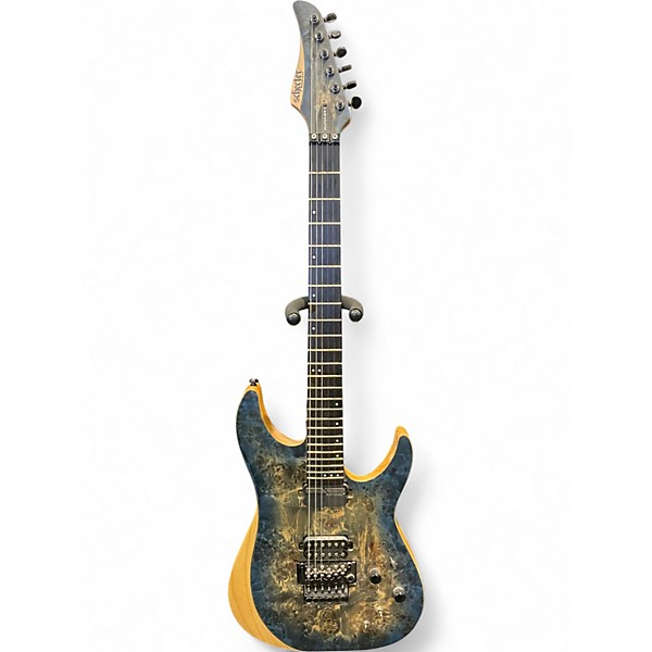 Used Schecter Guitar Research REAPER 6 FSR CHARCOAL BURST Solid Body Electric Guitar