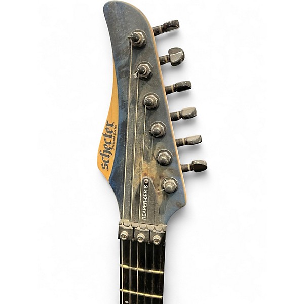 Used Schecter Guitar Research REAPER 6 FSR CHARCOAL BURST Solid Body Electric Guitar