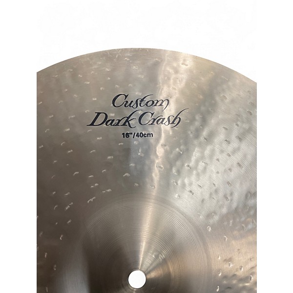 Used Zildjian 16in K Custom Dark Crash Cymbal