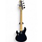 Used Sterling by Music Man Ray5 5 String Black and Red Burst Electric Bass Guitar